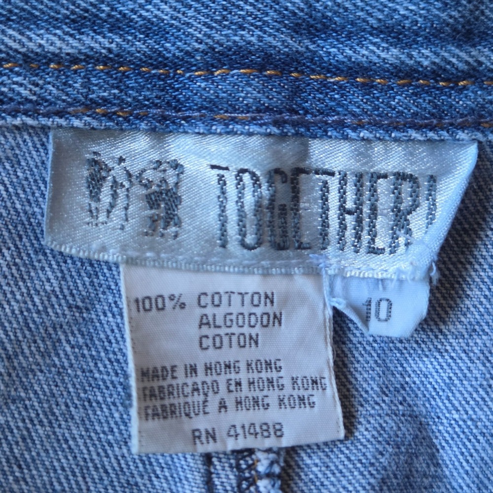 Y2K‎ Barrel Leg Jeans High Rise Tapered Denim Blue Womens Size 10 Street Vintage - Picture 8 of 8